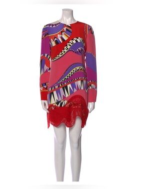 Vintage Rare Emilio Pucci Silk Dress * Size 42 * Bergdorf Goodman Tags Attached